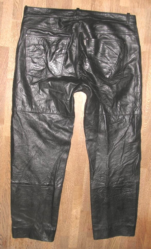 Polo herren lederjeans - /,