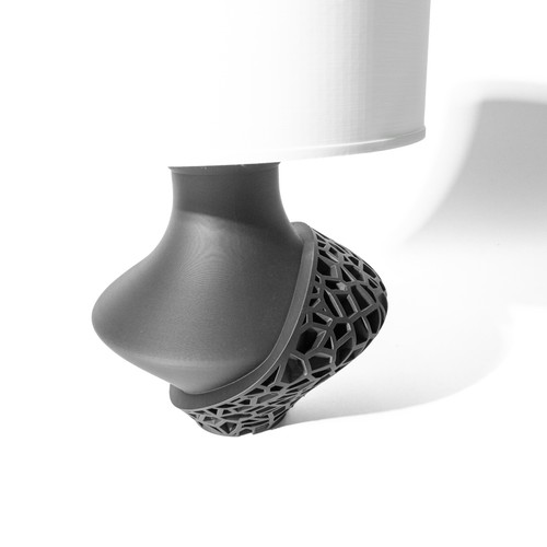 Tischlampe voronoi druck - tischlampe,