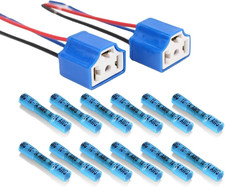 2 Stück H4 Stecker H4 Sockel