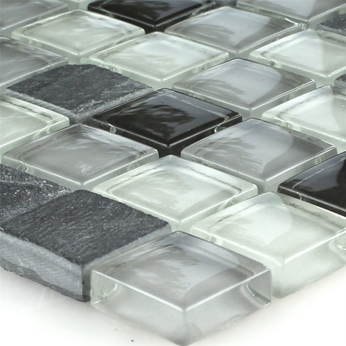 Glasmosaik schiefer naturstein - schiefer,