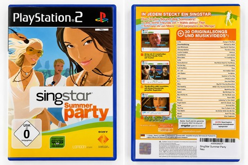 Ps2 spiel singstar - spiel, summer