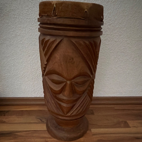 Afrikanische holz trommel - afrikanische,