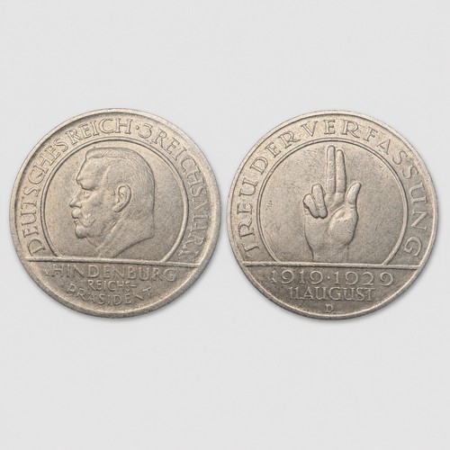 Reichsmark 1929 schwurhand - 3,