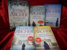 JEFFREY ARCHER Konvolut 5 Bücher siehe Bilder - sehr guter Zustand