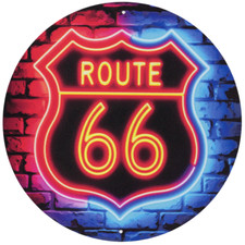 Vintage Blechschild Rund (376)