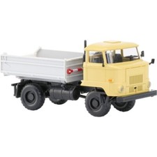 Hädl 121070-10 IFA L60 Dreiseitenkipper, Allrad, Ballonräder (sandgelb) TT + Neu