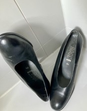 Neuwertige Pumps Gr. 5,5 von Högl Fashion, Echtleder schwarz 6,5 cm Block-Absatz