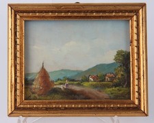 Heuernte Bauernhaus im