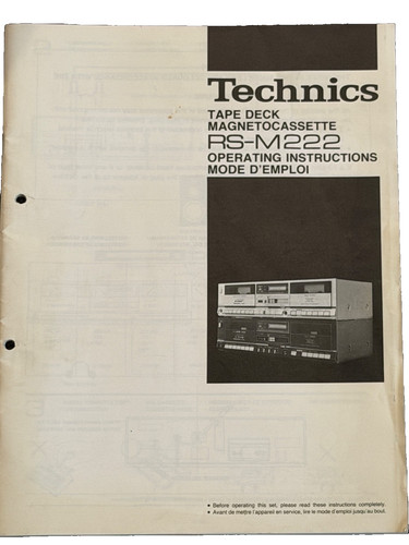 Technics tape deck - tape,