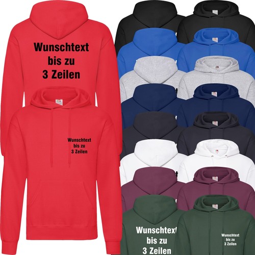 Hoodie bedruckt wunschtext - hoodie,
