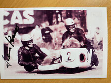 Julius Kremer Original Autogramm handsigniert Motorrad Gespann Rennfahrer D WM