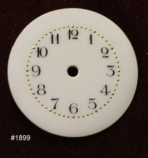 Zifferblatt für Taschenuhr - Emaille -25 mm  #1899