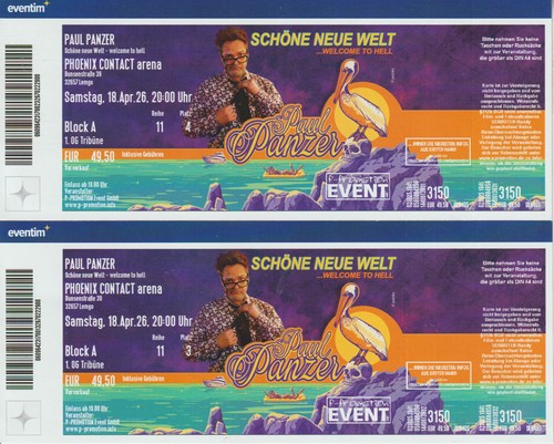 Tickets für paul - tickets, am