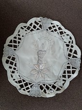 Weihnachtsdeckchen rund mit