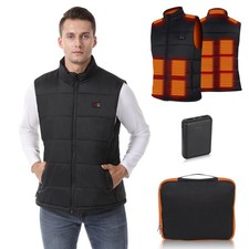 Heated Vest Men, 15 Heating