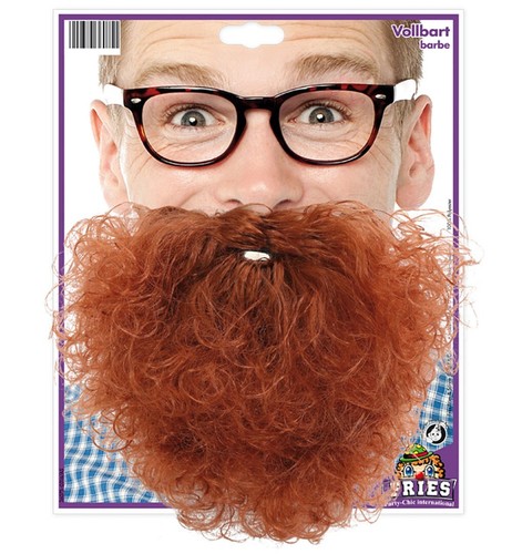 Wikinger vollbart bart braun - wikinger,