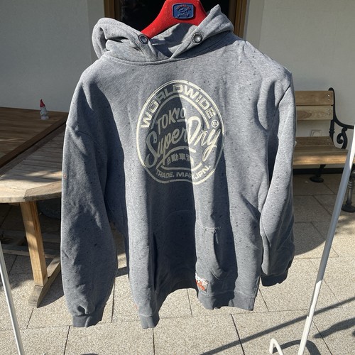 Superdry tokyo hoodie grau - hoodie,