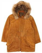 Vintage Damen Wildleder Parka