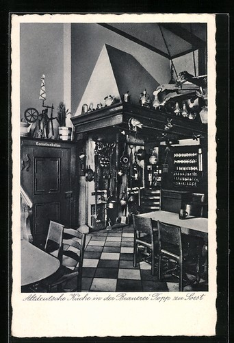Ansichtskarte soest gasthaus - ansichtskarte, soest,