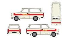 Herpa MCZ PKW Trabant 601 S Universal Dispatcher Dresden 03427
