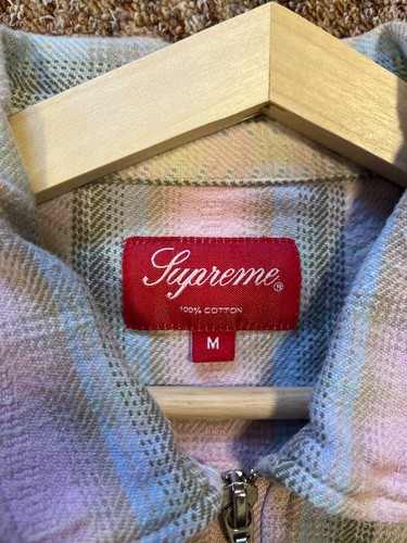 Supreme plaid flannel zip - supreme,