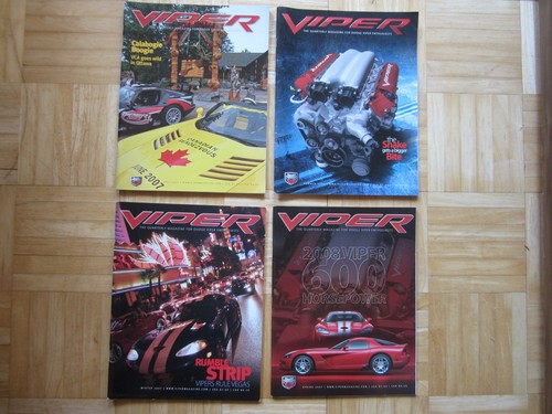 Dodge viper quarterly magazine - dodge,