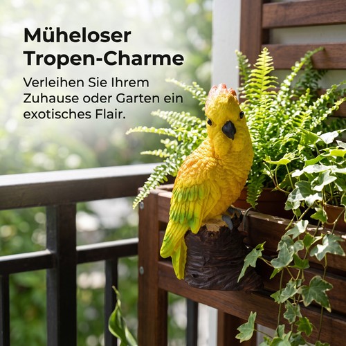 Papagei figur garten - papagei,