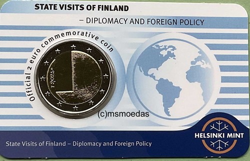 Finnland euro coincard 2025 - 2,