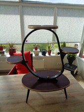 Vintage Blumentisch Blumenetagere 1960er 1970er Jahre (8318)