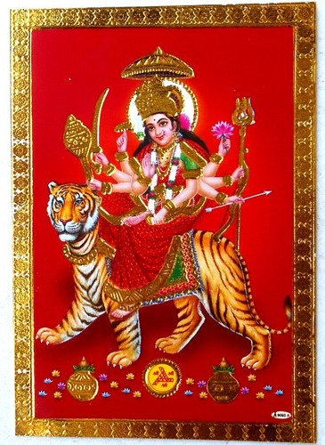 Bild durga prägedruck - bild,