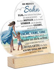 Herzförmiges Acryl Tischdeko