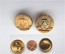 2 DDR Abzeichen Kokarde (für Uniform - Matrosenmütze General Volksmarine Matrose