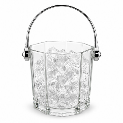 Vintage glas flaschenkühler - glas,