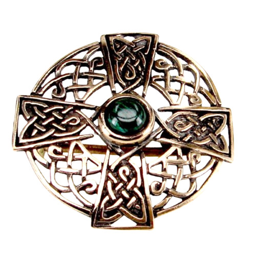 Bronze kelten fibel - kelten, kreuz
