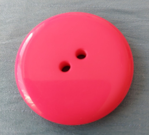 Knopf pink groß - , 3,8cm