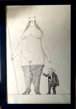 PAUL FLORA Wagner HAND-SIGNIERT Rahmen 60x40 cm GESCHENK