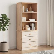 Bücherregal mit Schubladen