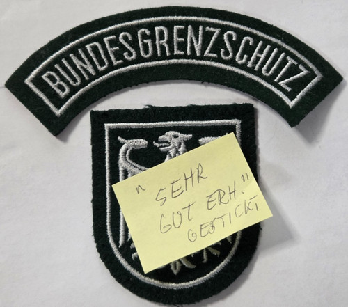 Bgs polizei teilig 1982 - 2-teilig,