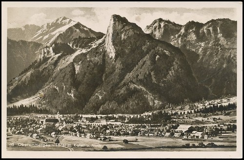 Oberammergau panorama mit - oberammergau,
