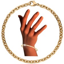 Anker-Armband 585 Gold