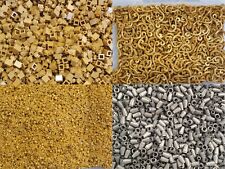 GOLD SILBER Lego Steine Teile Bricks Parts Platten Fliesen Pflanzen konvolut NEU