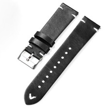 18 | 20 | 22 mm ECHTLEDER Uhrenarmband Ersatz Armbanduhr Lederband Quick Release