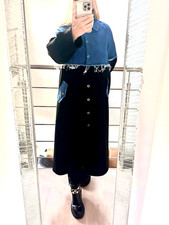 Oversize Mantel Wolle Maxi