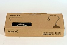 IKEA Jansjö Schwanenhals Schreibtischlampe, Leselampe silber Vintage