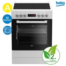 Beko FSM67320GWS Standherd Elektro-Herd  Kochfeld Display RO_FSM67320GWS_R