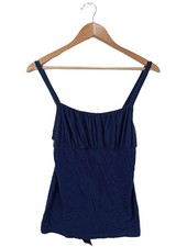 OROBLU Trägertop Damen Top Gr. DE 38 blau Casual-Look