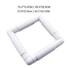 Kreuzstichrahmen, Clip-Rahmen, für Anfänger, Seidenmalerei, quadratischer