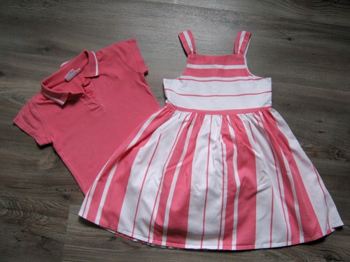 Gestreiftes trägerkleid - gestreiftes,