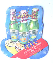 Britvic - Citrus Spring - Gratis Kalorienzähler Buch - Vintage Bierdeckel