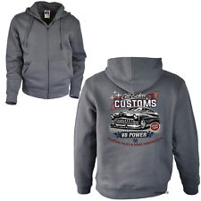 US-Car Jacke Hoodie Sweatjacke